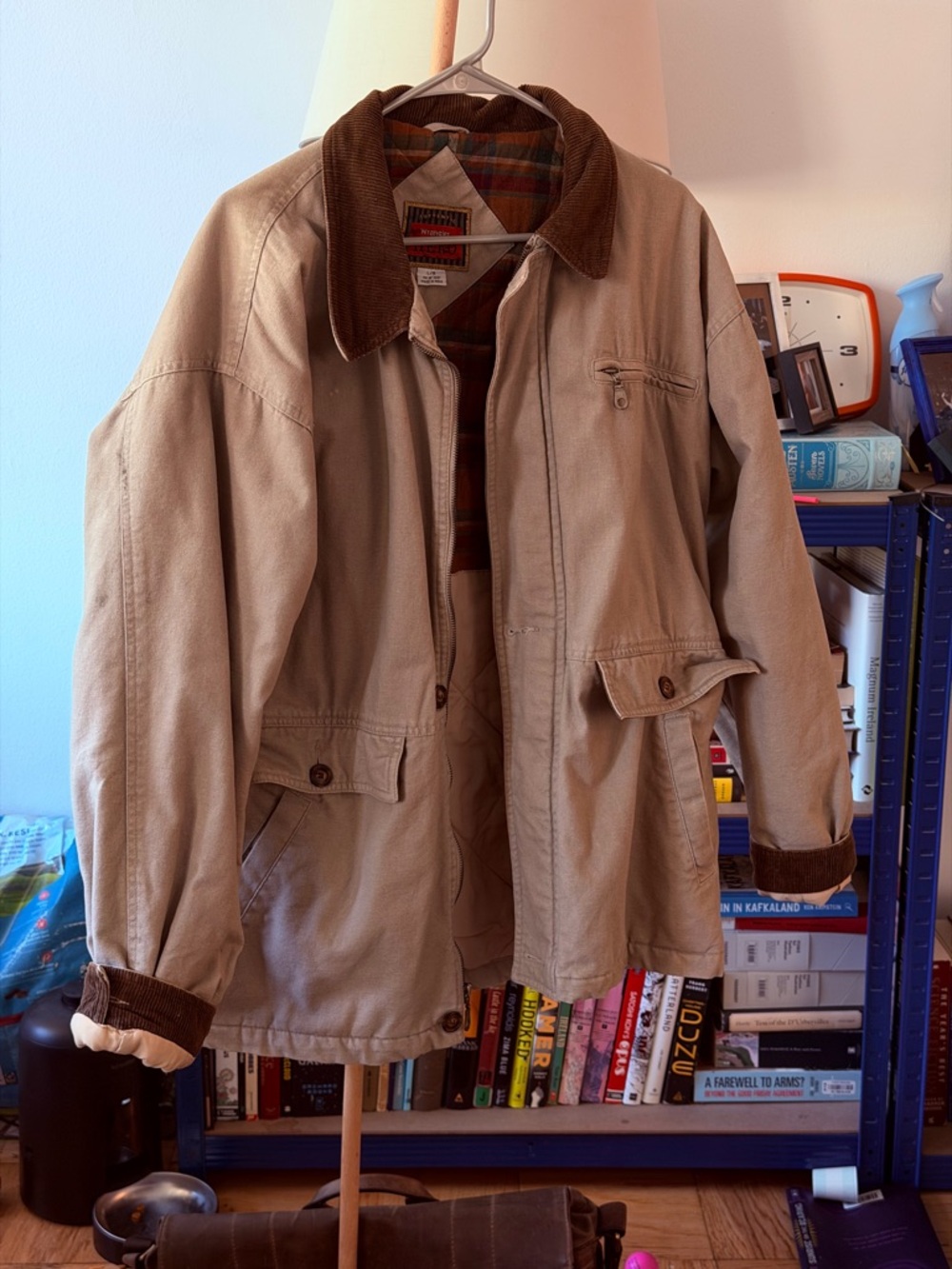 Wrangler Hero Work Jacket with Corduroy Collar